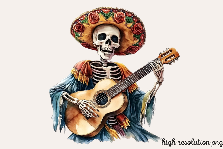 Da de Los Muertos Sublimation PNG