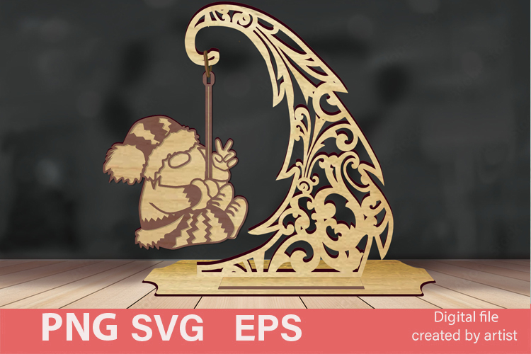 Christmas decor, SVG Christmas trees, multi-layer cutting,