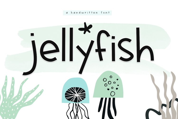 Jellyfish - A Fun Handwritten Font - Free Font of The Week Font