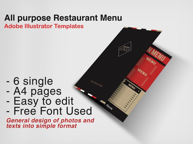 Restaurant Menu example image 1