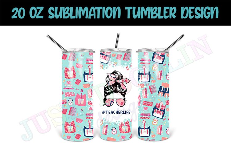 20oz Sublimation Tumbler Design example image 1