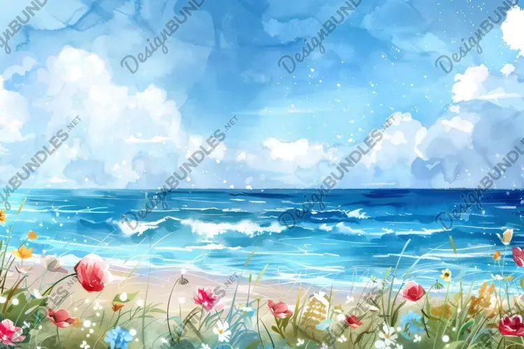 Watercolor Painting Background Wallpaper