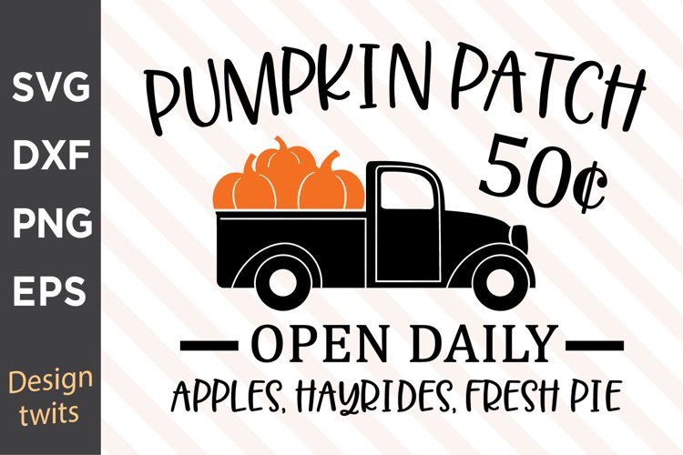 Pumpkin Patch Open Daily SVG example image 1