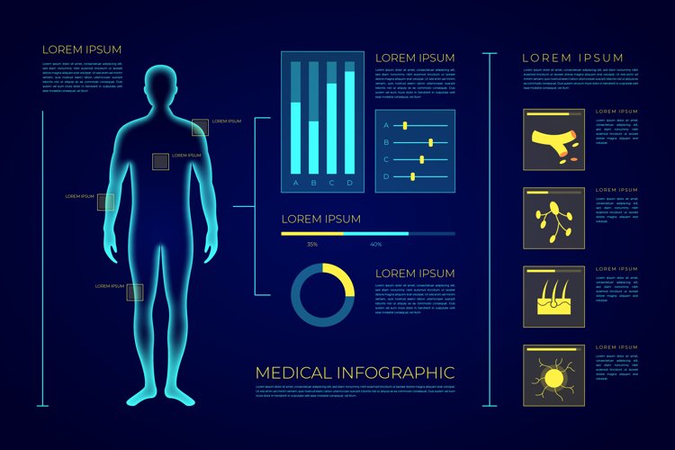 Futuristic Medical Infographic