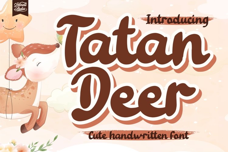 Tatan Deer - Cute Handwritten Font example image 1