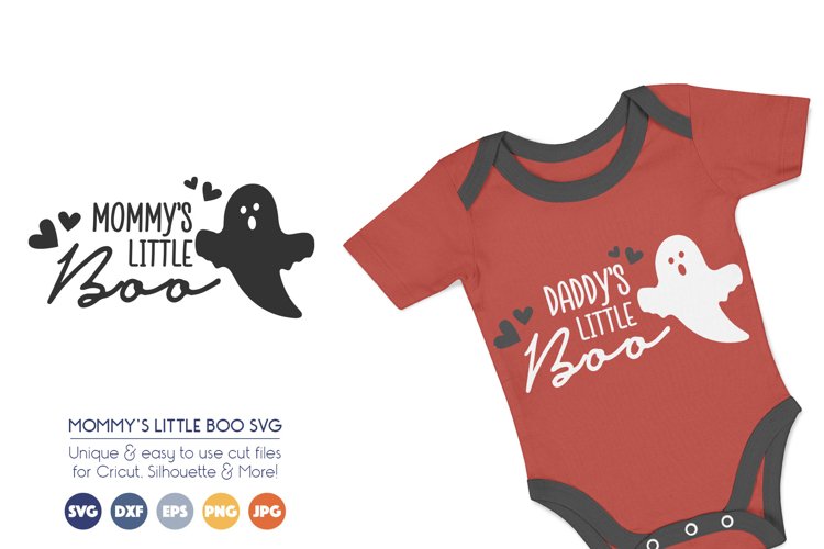 Daddys Little BOO - Cute Halloween SVG