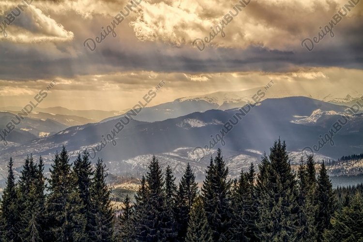 Mountains Clipart Image 9