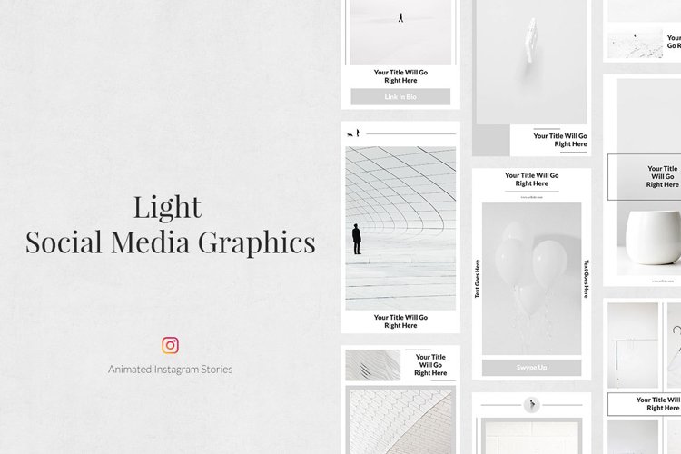 Light Animated Instagram Stories