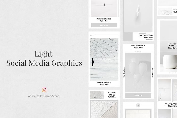Light Animated Instagram Stories example image 1