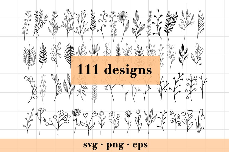 Wildflower Silhouette Image 6