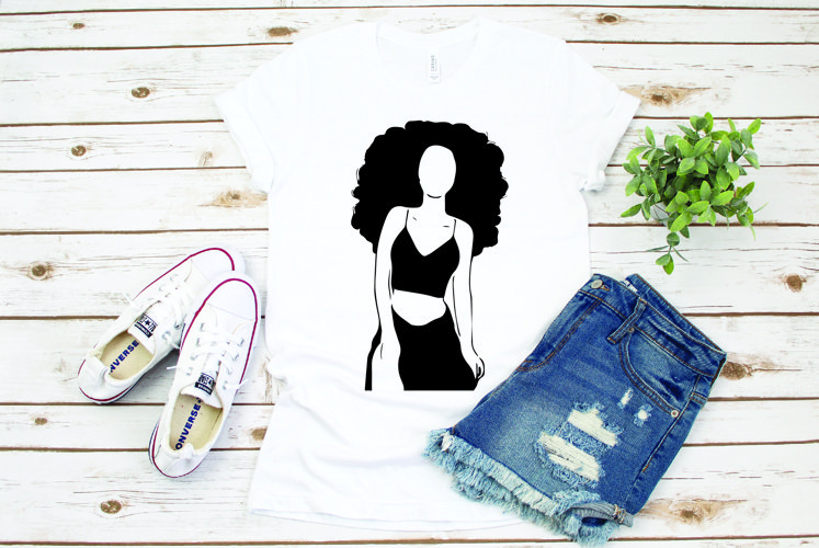Woman black, woman, girl black, 82P example image 1