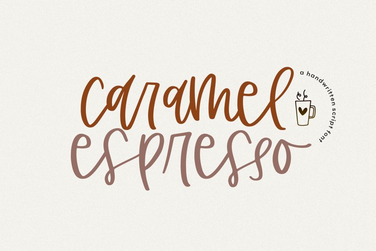 Caramel Espresso - A Quirky Handwritten Font example image 1