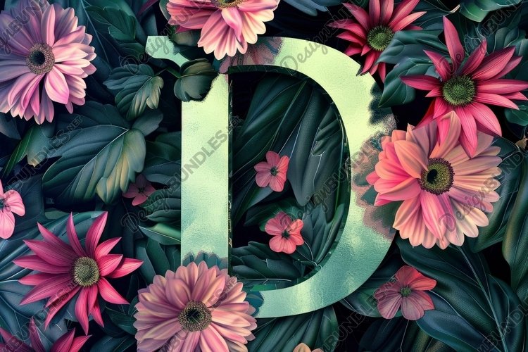 Flowers Texture Image 16