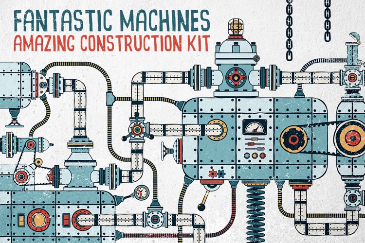 Fantastic Machines Construction Kit example image 1