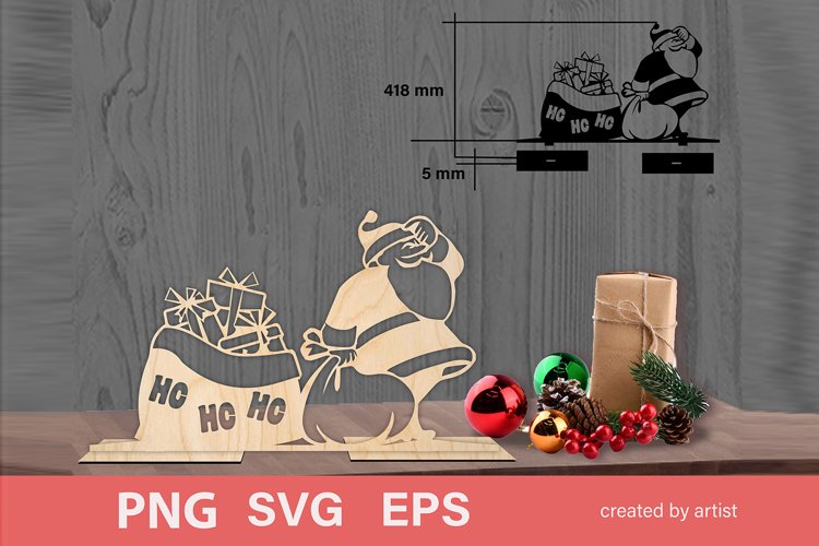 Santa Christmas Clipart Image 3