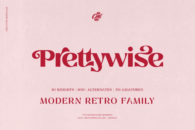 Prettywise Modern Retro Font example image 1