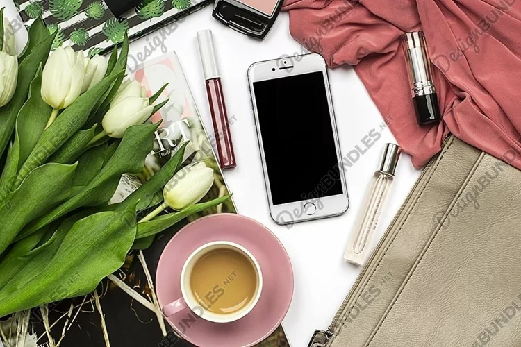 Feminine Styled Stock Photo