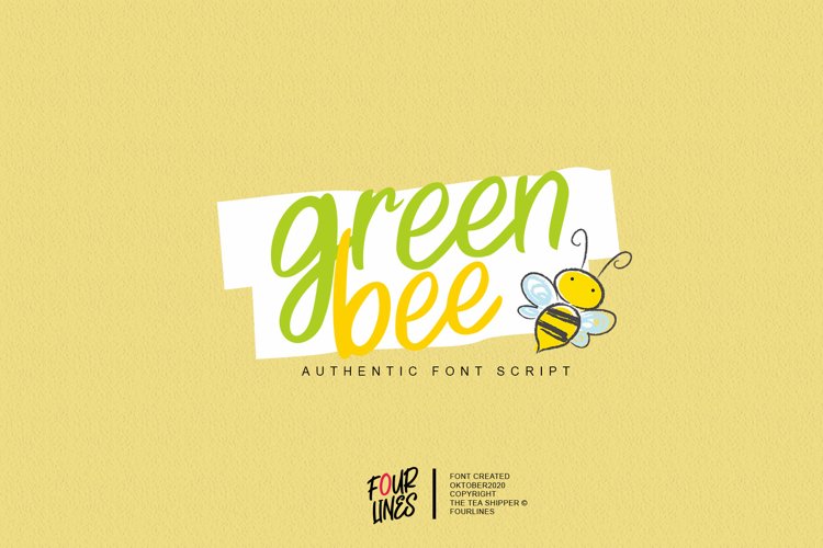 Green Bee example image 1