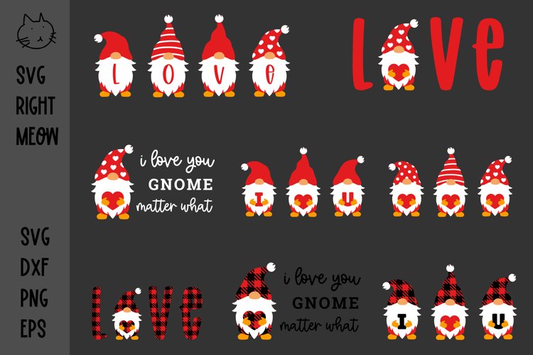 Valentines Gnome Svg Image 4