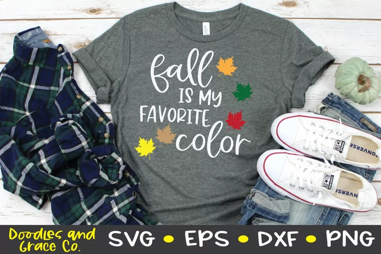 Fall is My Favorite Color SVG - Autumn SVG - Fall Stencil