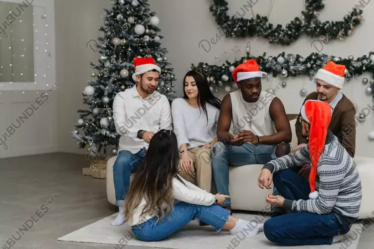 Merry Company at a house party