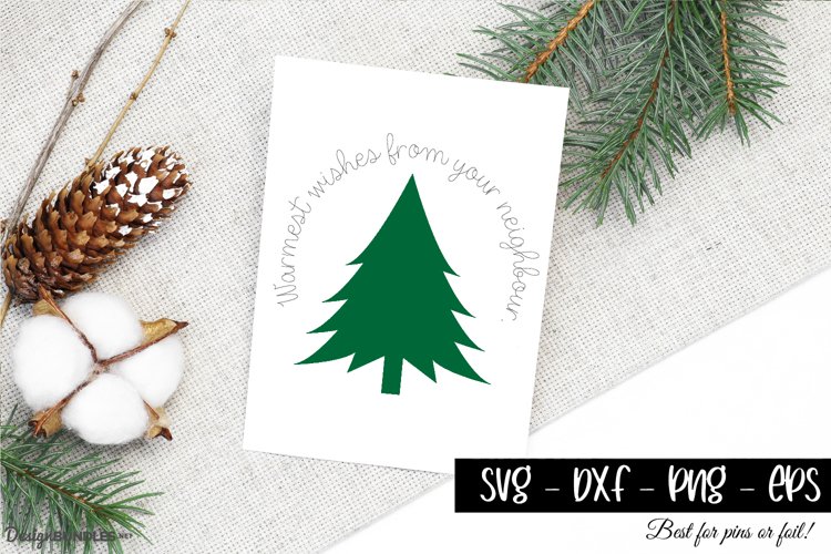 Warmest Wishes - Christmas Card Foil Design example image 1