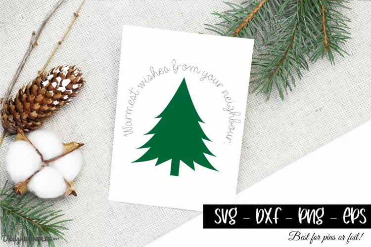Warmest Wishes - Christmas Card Foil Design