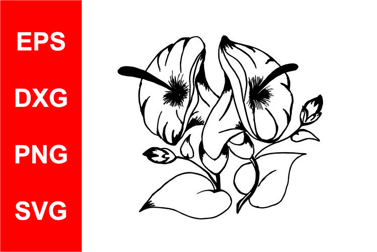 Flowers Silhouette example image 1