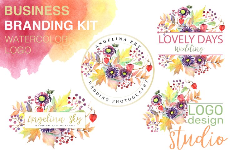 Watercolor Leaves Clipart Image 17