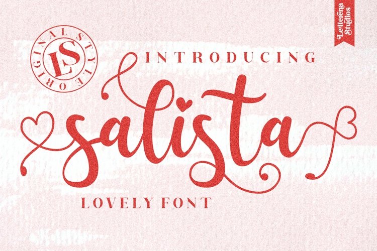 Salista - Beautiful Lovely Script Font example image 1
