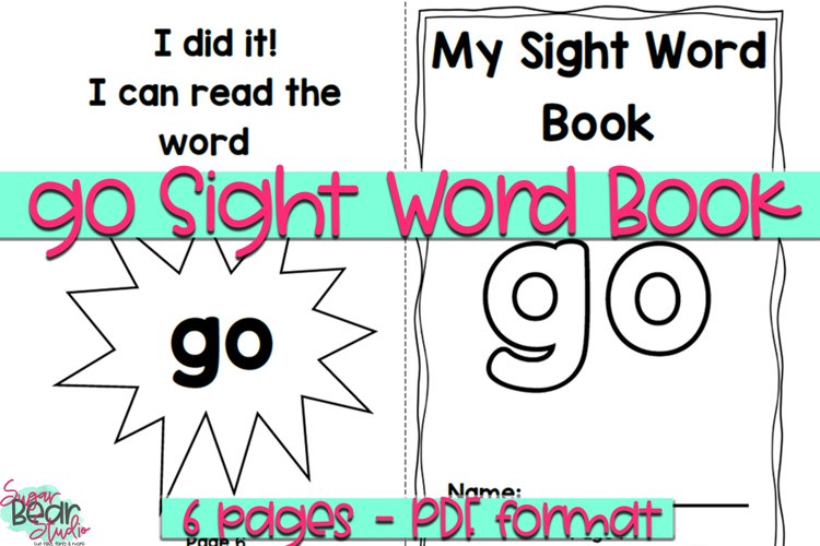 Go Sight Word Book Educational Resource