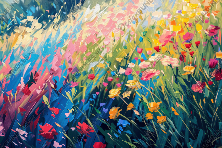 Flowers Texture Image 5