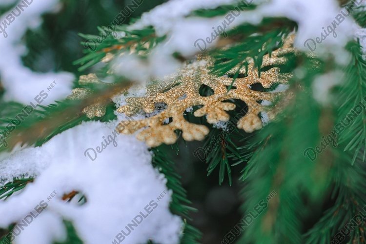 New Year, Merry Christmas background with space for text example image 1