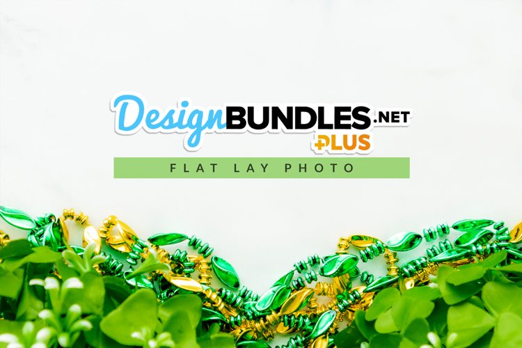 Festive St. Patricks Day Beads | Flat Lay Photo
