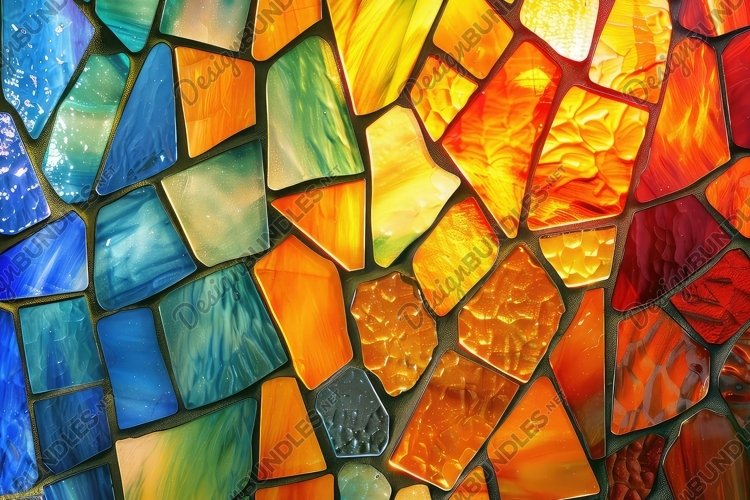 Stained Glass Texture Image 4