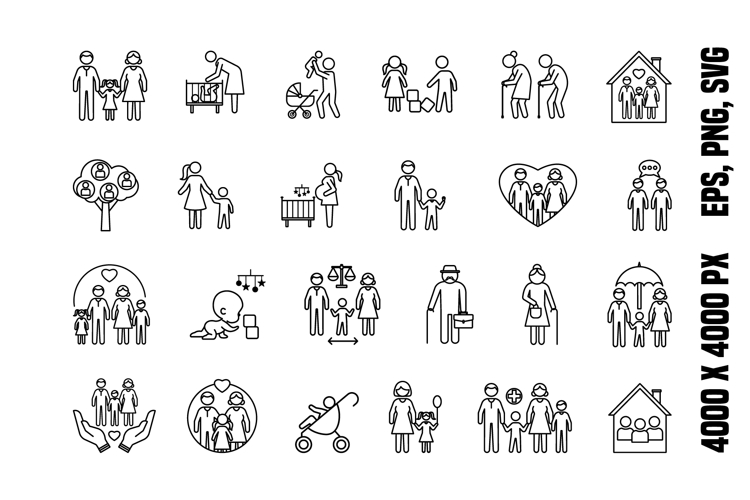 Family Icon Set