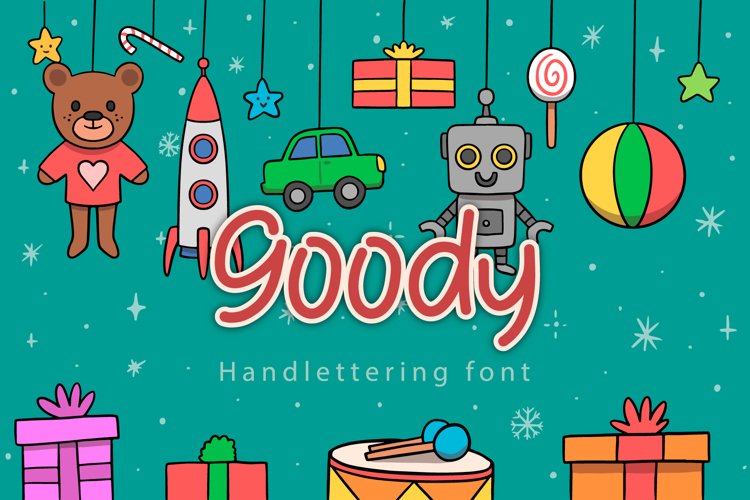 Goody - Handwritting font example image 1