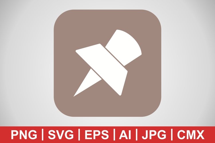 Vector Pin Icon example image 1