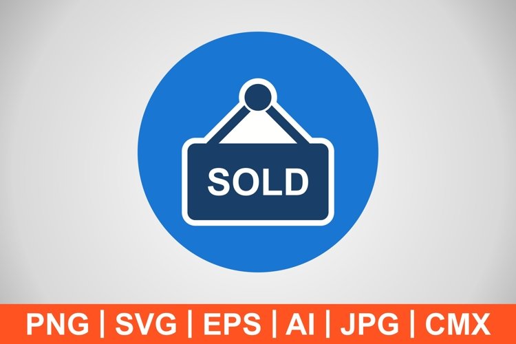 Vector Sold Icon example image 1