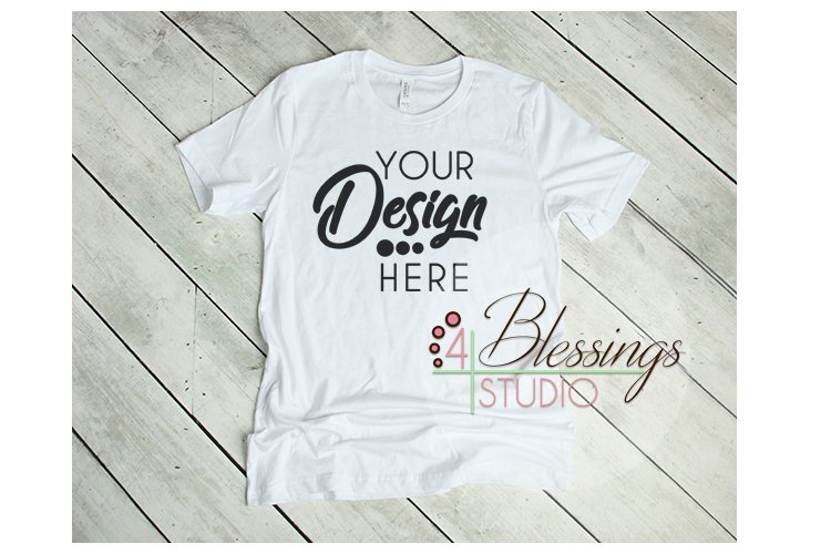White Tshirt Mockup Image 23