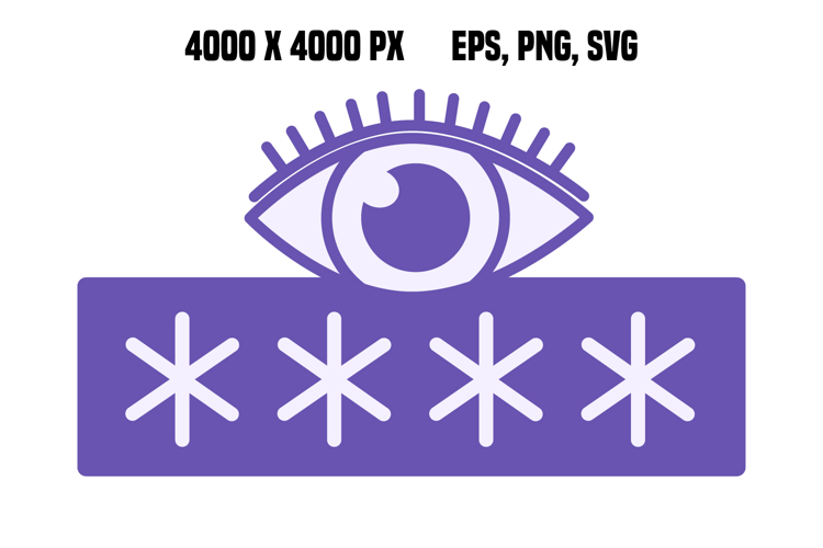 Colored Show Password Icon
