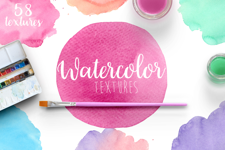 Watercolor textures