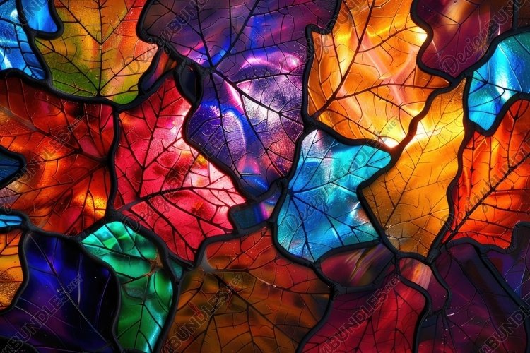 Stained Glass Texture Image 8
