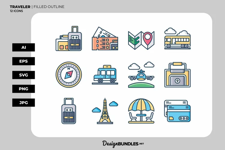 Traveler - Filled Outline | Icons
