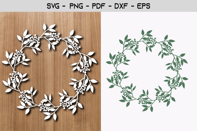 Flower Frame Paper Template Design