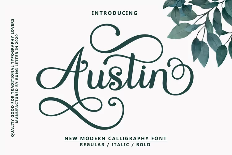 Austin - Modern Calligraphy