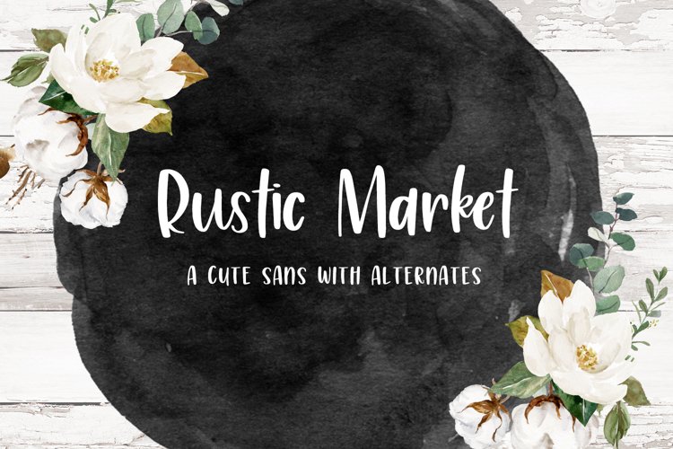 Rustic Market Sans Font example image 1