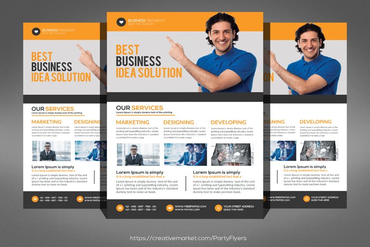 Best Business Idea Flyer example image 1
