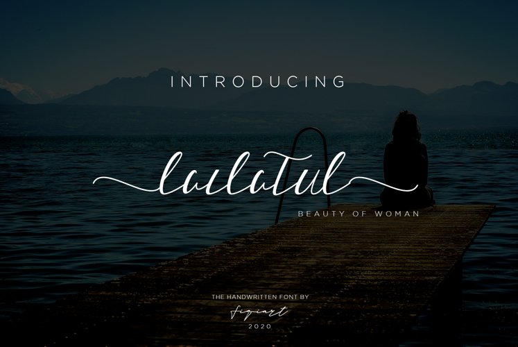 Lailatul Font Signature example image 1