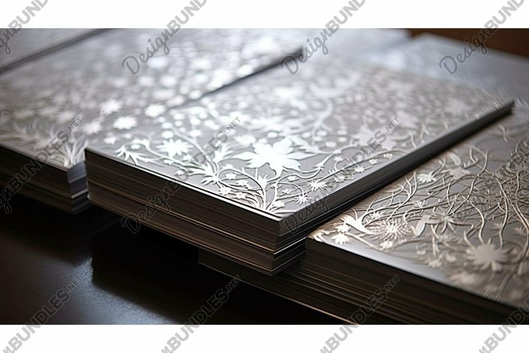 classy silver invitation example image 1